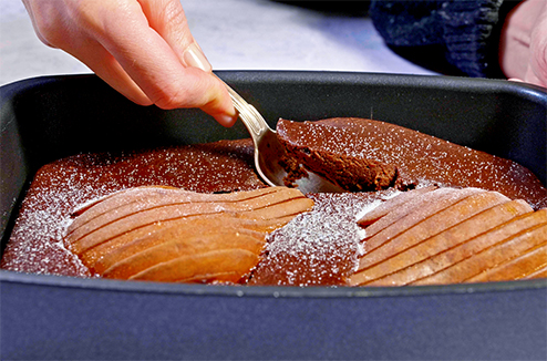 Fondant au chocolat de Saint-Valentin