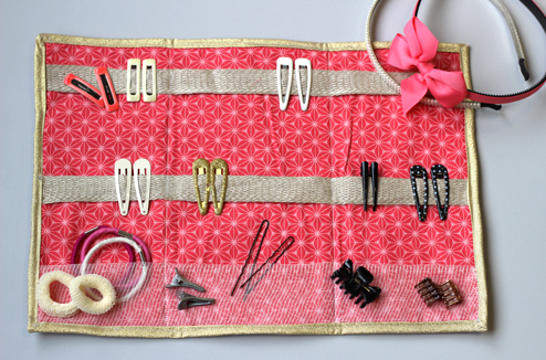 DIY : la pochette à barrettes