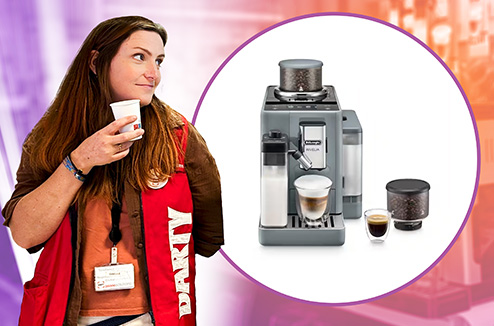 Test de la machine expresso broyeur Delonghi Riviela : avec deux réservoirs à grain, pour varier les plaisirs !